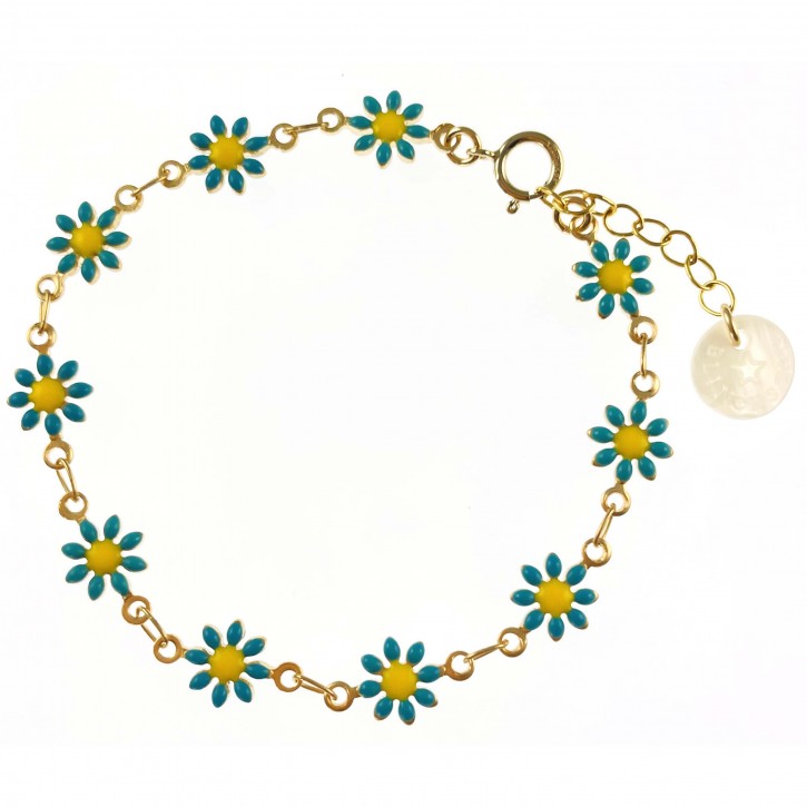 Armband "Flower" Türkis