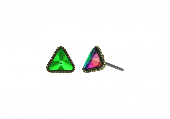 Ohrstecker "Jumping Angles" Green