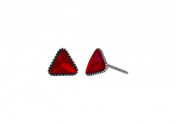Ohrstecker "Jumping Angles" Red