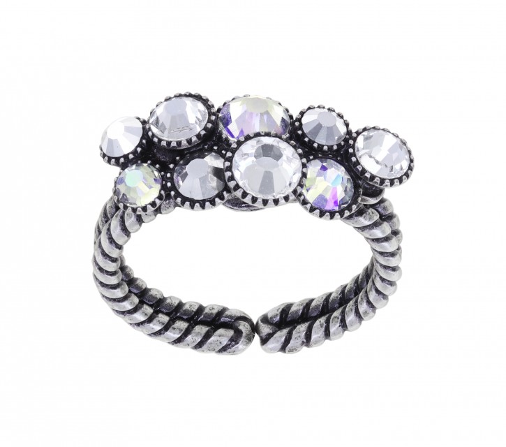 Ring "Water Cascade" White