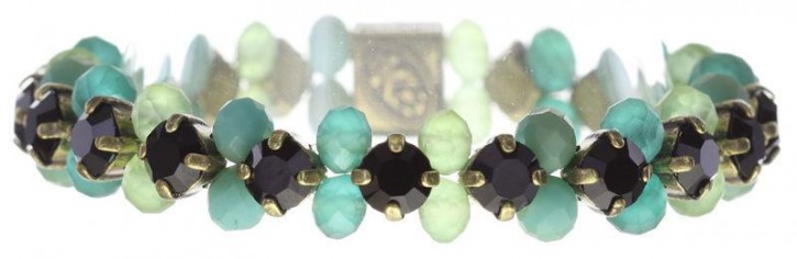 Armband <br> "Bead of the Beads" Grün-Schwarz