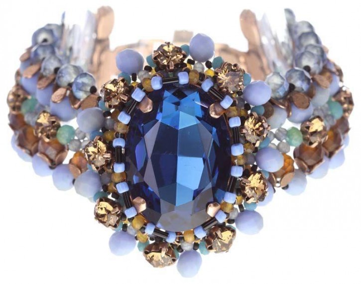 Armband "Bead of the Beads" <br> Blau