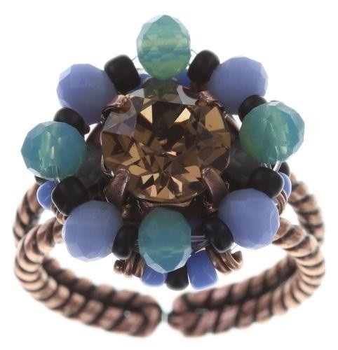 Ring "Bead of the Beads" Blau