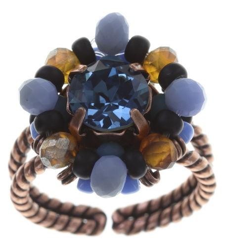 Ring "Bead of the Beads" Blau