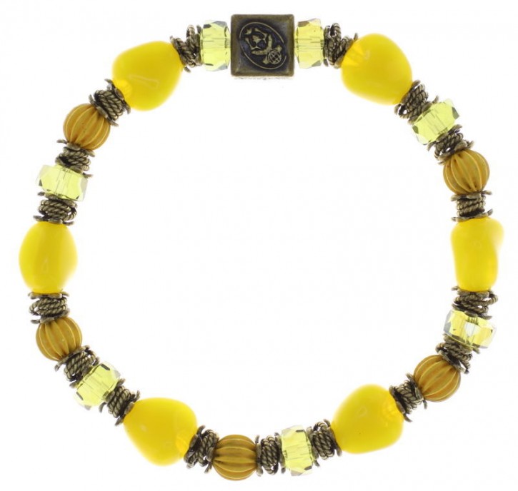 Armband "Tropical Candy" Gelb
