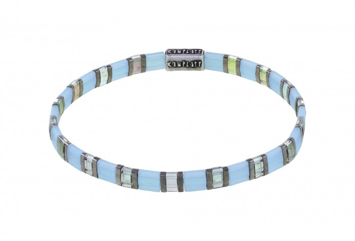 Armband "Tilala" Multi Pastel-Blau-Silber