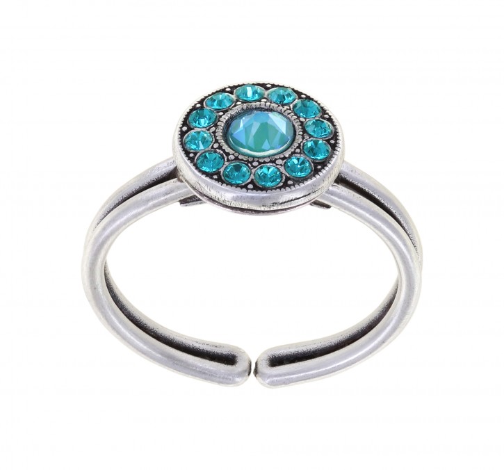 Ring "Spell on You" Blue/Green