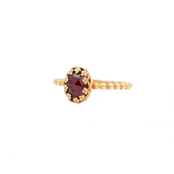 Ring "Gemstone Gold" Rot